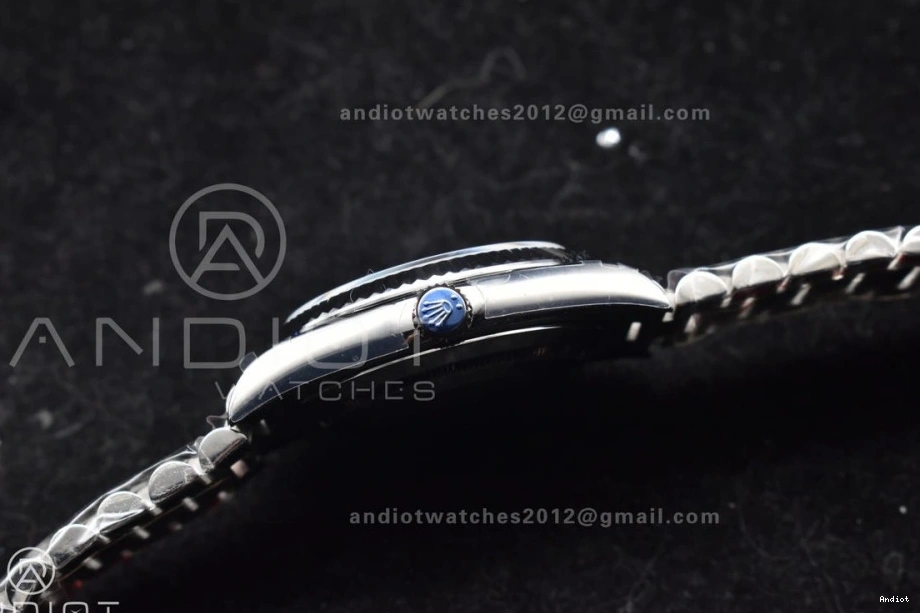 Bracelet 40 Stick Dial Blue 904L GMF DayDate Steel Ice V2 A3255 President SS On 0204